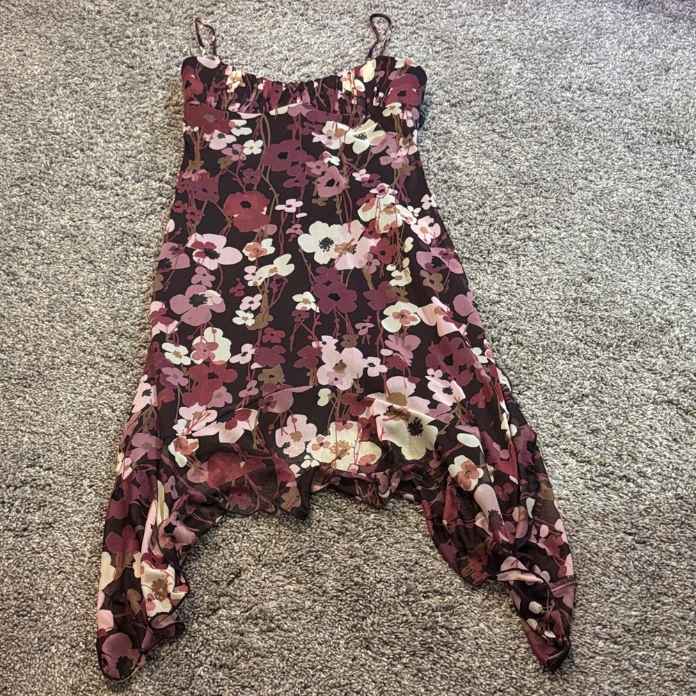 City Triangles Vintage 90s  Floral Midi Dress